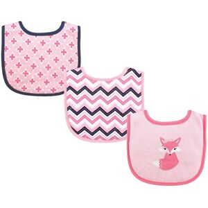 Luvable Friends Baby Girl Cotton Drooler Bibs with Fiber Filling 3pk, Foxy, One Size - Foxy - One Size Foxy One Size Luvable Friends Baby Girl Cotton Drooler Bibs with Fiber Filling 3pk, Foxy, One Size - Foxy - One Size Foxy One Size