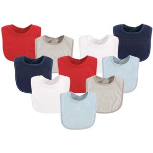 Luvable Friends Baby Boy Cotton Terry Bibs 10pk, Boy Solid, One Size - Boy Solid - One Size Boy Solid One Size Luvable Friends Baby Boy Cotton Terry Bibs 10pk, Boy Solid, One Size - Boy Solid - One Size Boy Solid One Size