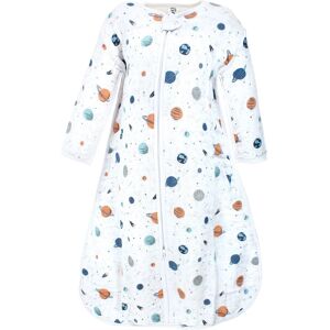 Hudson Baby Infant Boy Long Sleeve Muslin Sleeping Bag, Wearable Blanket, Sleep Sack, Space Space 0-6 Months Hudson Baby Infant Boy Long Sleeve Muslin Sleeping Bag, Wearable Blanket, Sleep Sack, Space Space 0-6 Months