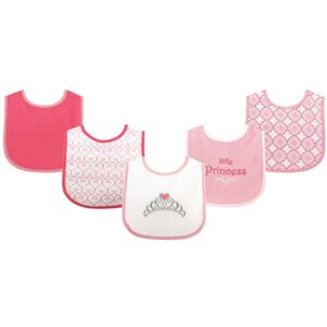Luvable Friends Baby Girl Cotton Terry Drooler Bibs with PEVA Back 5pk, Princess, One Size - Princess 5-Pack - One Size Princess 5-Pack One Size Luvable Friends Baby Girl Cotton Terry Drooler Bibs with PEVA Back 5pk, Princess, One Size - Princess 5-Pack - One Size Princess 5-Pack One Size