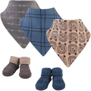 Hudson Baby Infant Boy Cotton Bib and Sock Set 5pk, Black Bear, One Size - Black Bear - One Size Black Bear One Size Hudson Baby Infant Boy Cotton Bib and Sock Set 5pk, Black Bear, One Size - Black Bear - One Size Black Bear One Size