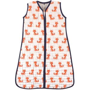 Hudson Baby Infant Boy Muslin Cotton Sleeveless Wearable Sleeping Bag, Sack, Blanket, Foxes Foxes 0-6 Months Hudson Baby Infant Boy Muslin Cotton Sleeveless Wearable Sleeping Bag, Sack, Blanket, Foxes Foxes 0-6 Months
