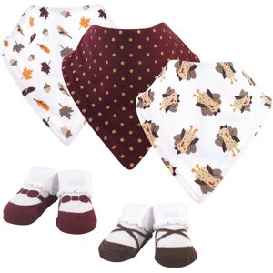 Hudson Baby Infant Girl Cotton Bib and Sock Set 5pk, Girl Turkey, One Size - Girl Turkey - One Size Girl Turkey One Size Hudson Baby Infant Girl Cotton Bib and Sock Set 5pk, Girl Turkey, One Size - Girl Turkey - One Size Girl Turkey One Size