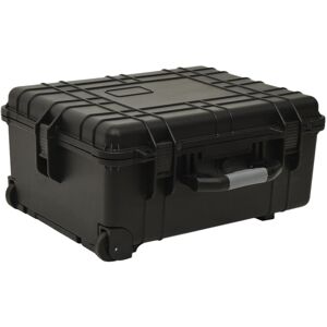vidaXL Wheeled Flight Case Black 22.8 Black 22.8 vidaXL Wheeled Flight Case Black 22.8 Black 22.8