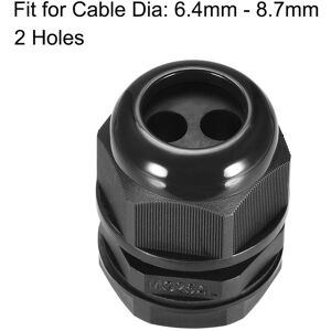 Unique Cable Gland Waterproof Plastic Connectors Adjustable Locknut - Black - M25 Black M25 Unique Cable Gland Waterproof Plastic Connectors Adjustable Locknut - Black - M25 Black M25