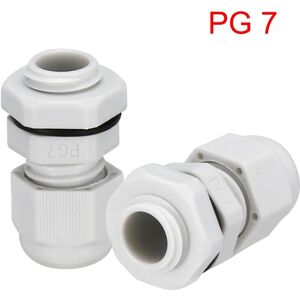 Unique Cable Gland Waterproof Adjustable Locknut for Cable Wire - PG7 White PG7 Unique Cable Gland Waterproof Adjustable Locknut for Cable Wire - PG7 White PG7