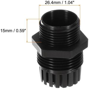 Unique Cable Gland Waterproof Adjustable Strain Relief Cord Connector Spiral Nylon Joint Gasket for Cable Black 3/4 Inch Unique Cable Gland Waterproof Adjustable Strain Relief Cord Connector Spiral Nylon Joint Gasket for Cable Black 3/4 Inch