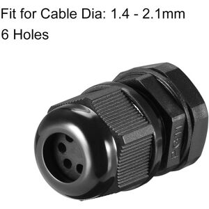 Unique Cable Gland Waterproof Plastic Connector Adjustable Locknut with 6 Holes - PG11 PG11 Unique Cable Gland Waterproof Plastic Connector Adjustable Locknut with 6 Holes - PG11 PG11