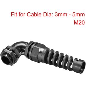 Unique Cable Gland Waterproof Nylon Joint, Adjustable Locknut with Strain for Wires - 3-5mm 3-5mm Unique Cable Gland Waterproof Nylon Joint, Adjustable Locknut with Strain for Wires - 3-5mm 3-5mm