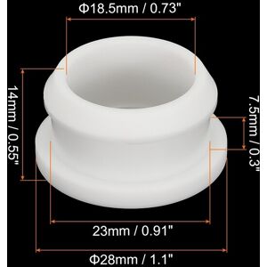 Unique Snap Rubber Grommet Plug Mount Seal Anti-Scratch for Electrical Box Cable Pipe White Dia 23mm x ID 18.5mm x H 14mm Unique Snap Rubber Grommet Plug Mount Seal Anti-Scratch for Electrical Box Cable Pipe White Dia 23mm x ID 18.5mm x H 14mm