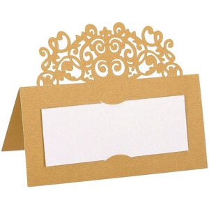 Unique Table Name Place Cards,25Pcs Hollow Lace Cut Design Seat Blank Card, Gold Tone - Gold Tone Gold Tone Unique Table Name Place Cards,25Pcs Hollow Lace Cut Design Seat Blank Card, Gold Tone - Gold Tone Gold Tone