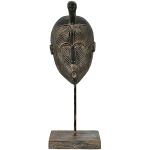 AFD Home Elder Spirit Mask on Stand Brown 7.8 In. W X 21.5 In. H X 4.8 In. D AFD Home Elder Spirit Mask on Stand Brown 7.8 In. W X 21.5 In. H X 4.8 In. D