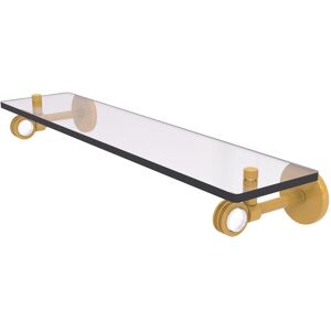 Allied Brass Clearview Collection 16 Inch Glass Shelf with Dotted Accents Spanish Gold 22 Allied Brass Clearview Collection 16 Inch Glass Shelf with Dotted Accents Spanish Gold 22
