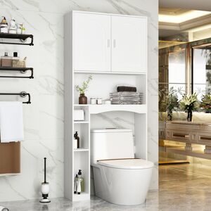 Timechee Over The Toilet Storage Cabinet, Toilet Organizer Rack, Bathroom Shelf White 25 to 36 in Timechee Over The Toilet Storage Cabinet, Toilet Organizer Rack, Bathroom Shelf White 25 to 36 in