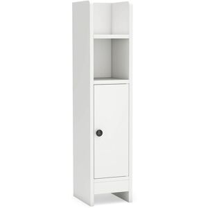 Costway Bathroom Storage Cabinet with Adjustable Shelf 1 Door & 2 Open - See Details White See Details Costway Bathroom Storage Cabinet with Adjustable Shelf 1 Door & 2 Open - See Details White See Details