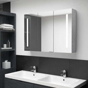vidaXL Bathroom Cabinet Mirrored Bathroom Vanity Wall Mounted Medicine Cabinet Concrete gray 35 vidaXL Bathroom Cabinet Mirrored Bathroom Vanity Wall Mounted Medicine Cabinet Concrete gray 35