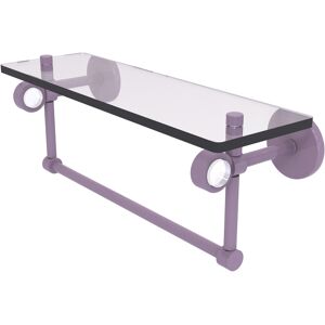 Allied Brass Clearview Collection 16 Inch Glass Shelf with Towel Bar Lavender 16 Allied Brass Clearview Collection 16 Inch Glass Shelf with Towel Bar Lavender 16