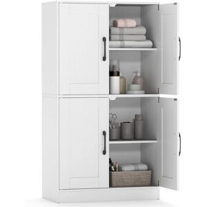 Costway Bathroom Cabinet with Doors & Adjustable Shelves Storage - See Details White See Details Costway Bathroom Cabinet with Doors & Adjustable Shelves Storage - See Details White See Details