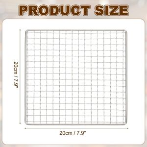 Unique Cooling Racks, Stainless Steel Barbecue BBQ Grill Net Mesh Rack Grate for Cooking - Silver 7.9 Unique Cooling Racks, Stainless Steel Barbecue BBQ Grill Net Mesh Rack Grate for Cooking - Silver 7.9