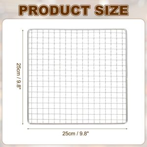 Unique Cooling Racks, Stainless Steel Barbecue BBQ Grill Net Mesh Rack Grate for Cooking - Silver 9.8 Unique Cooling Racks, Stainless Steel Barbecue BBQ Grill Net Mesh Rack Grate for Cooking - Silver 9.8