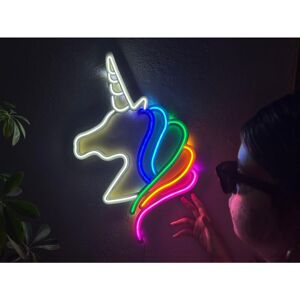 SUSSEXHOME Unicorn Metal Neon Sign Wall Art, Neon Unicorn Sign, Led Unicorn Decor for Home, Neon Wall Stripes Without Remote Control SUSSEXHOME Unicorn Metal Neon Sign Wall Art, Neon Unicorn Sign, Led Unicorn Decor for Home, Neon Wall Stripes Without Remote Control