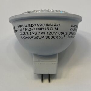 Access Lighting Bulb - 7 Watt GU10 MR16 - Clear Clear 1.0 In. H Access Lighting Bulb - 7 Watt GU10 MR16 - Clear Clear 1.0 In. H