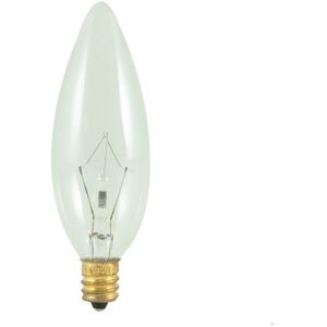 Bulbrite Pack of (50) Dimmable Clear B10 Candelabra (E12) Incandescent Bulb 25 Watt Bulbrite Pack of (50) Dimmable Clear B10 Candelabra (E12) Incandescent Bulb 25 Watt
