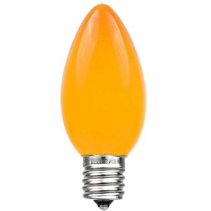 Novelty Lights 25 Pack C7 Outdoor Ceramic Christmas Replacement Bulbs, Multi, C7/E12 Base Orange Medium Novelty Lights 25 Pack C7 Outdoor Ceramic Christmas Replacement Bulbs, Multi, C7/E12 Base Orange Medium