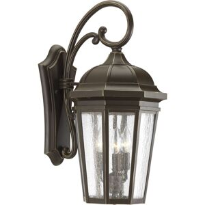 Progress Lighting Verdae Aluminum 3-light Large Wall Lantern Brown 7 to 12 Inches Progress Lighting Verdae Aluminum 3-light Large Wall Lantern Brown 7 to 12 Inches