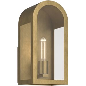 Kichler Lighting Marea Outdoor Wall Light with Clear Glass Natural Brass 13 Kichler Lighting Marea Outdoor Wall Light with Clear Glass Natural Brass 13