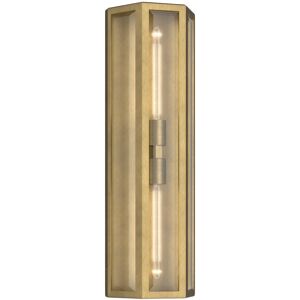 Kichler Lighting Berens Outdoor Wall Light with Clear Glass Natural Brass 24 Kichler Lighting Berens Outdoor Wall Light with Clear Glass Natural Brass 24