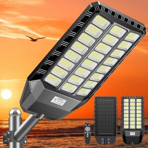 JAZAVA Solar Street Light 360000LM LED Solar Flood Lights with Remote Control - 5000W Black 1-PACK JAZAVA Solar Street Light 360000LM LED Solar Flood Lights with Remote Control - 5000W Black 1-PACK