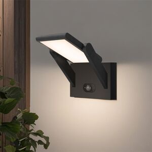 DEVERA Solar Wall Lights Outdoor Motion Sensor Wall Sconce Dimmable Porch Lights Black 7 to 12 Inches DEVERA Solar Wall Lights Outdoor Motion Sensor Wall Sconce Dimmable Porch Lights Black 7 to 12 Inches