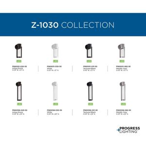 Progress Lighting Z-1030 Collection One-Light LED Small Wall Lantern - 15.120 White 15.120 Progress Lighting Z-1030 Collection One-Light LED Small Wall Lantern - 15.120 White 15.120