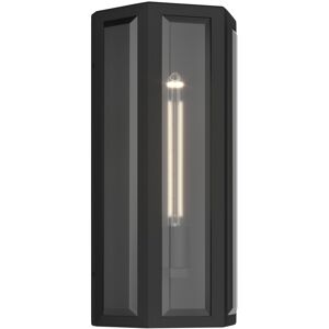 Kichler Lighting Berens Outdoor Wall Light with Clear Glass Textured Black 16 Kichler Lighting Berens Outdoor Wall Light with Clear Glass Textured Black 16