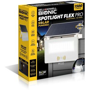 Bell & Howell Bell + Howell Bionic Spotlight Flex Pro 1500 Lumens Solar Powered Motion Sensor Outdoor Security Light - 9 Daylight 5000K - 6500K 9 Bell & Howell Bell + Howell Bionic Spotlight Flex Pro 1500 Lumens Solar Powered Motion Sensor Outdoor Security Light - 9 Daylight 5000K - 6500K 9