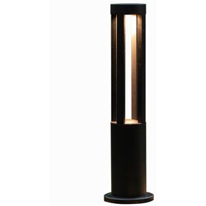 Gardenised Round Black LED Garden Aluminum Light, Decorative Outdoor Bollard Light for Garden, Pathway, and Driveway Black 24 Gardenised Round Black LED Garden Aluminum Light, Decorative Outdoor Bollard Light for Garden, Pathway, and Driveway Black 24
