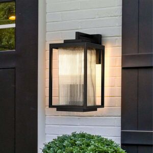 Chandelierias Modern 1-Light Outdoor Lantern Wall Sconce Porch Light Black-7.9 Inches 7 to 12 Inches Chandelierias Modern 1-Light Outdoor Lantern Wall Sconce Porch Light Black-7.9 Inches 7 to 12 Inches