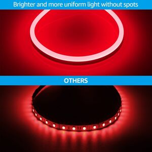 50ft Neon Rope Lights Outdoor, IP67 Waterproof, AC 120V Linkable 150ft Max, ETL Certified, Flexible Lights, Red Red 600.0 In. L 50ft Neon Rope Lights Outdoor, IP67 Waterproof, AC 120V Linkable 150ft Max, ETL Certified, Flexible Lights, Red Red 600.0 In. L