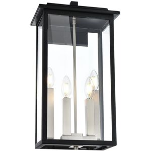 Kodotan sofa Outdoor Wall Sconce, Exterior Porch Light Wall Mount Lantern, Black and Brushed Nickel Finish with Clear Glass for House Black 7 to 12 Inches Kodotan sofa Outdoor Wall Sconce, Exterior Porch Light Wall Mount Lantern, Black and Brushed Nickel Finish with Clear Glass for House Black 7 to 12 Inches