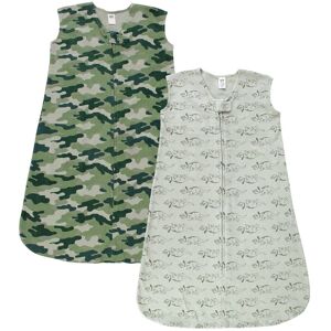 Hudson Baby Infant Boy Thermal Sleeveless Sleeping Bag 2pk, Sage Dinosaur Sage Dinosaur 18-24 Months Hudson Baby Infant Boy Thermal Sleeveless Sleeping Bag 2pk, Sage Dinosaur Sage Dinosaur 18-24 Months