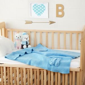 Baby's First - Coma Inducer® Blanket with Socks - Boy Blue Blue Throw Baby's First - Coma Inducer® Blanket with Socks - Boy Blue Blue Throw