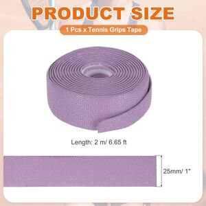 Unique Tennis Racket Grip Tape, Anti-slip Tennis Overgrip Stretchy Purple 1Pcs Unique Tennis Racket Grip Tape, Anti-slip Tennis Overgrip Stretchy Purple 1Pcs