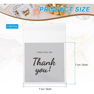 Unique Cookie Treat Bags, Clear Self Sealing Bags OPP Present Giving Wrappers Bakery Packaging for Biscuits 3 Unique Cookie Treat Bags, Clear Self Sealing Bags OPP Present Giving Wrappers Bakery Packaging for Biscuits 3