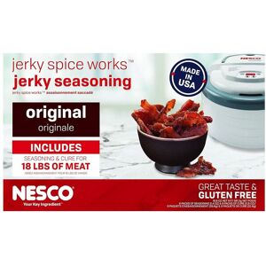 Nesco BJ-18, Jerky Spice Works, Original Flavor, 9 count, Beige Multi 10.0 In. L X 10.0 In. W X 10.0 In. H Nesco BJ-18, Jerky Spice Works, Original Flavor, 9 count, Beige Multi 10.0 In. L X 10.0 In. W X 10.0 In. H
