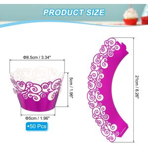 Unique Cupcake Wrappers Paper, 50 Pack Baking Cups Standard Cloud Decor Rose Red 0.1 In. L X 0.1 In. W X 0.1 In. H Unique Cupcake Wrappers Paper, 50 Pack Baking Cups Standard Cloud Decor Rose Red 0.1 In. L X 0.1 In. W X 0.1 In. H