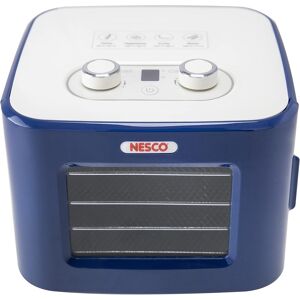 NESCO FD-41B Snackmaster Jr Food Dehydrator for Beef Jerky, Fruit, Herbs, and Snacks, 4 Trays, Blue Blue 10.0 In. L X 10.0 In. W X 10.0 In. H NESCO FD-41B Snackmaster Jr Food Dehydrator for Beef Jerky, Fruit, Herbs, and Snacks, 4 Trays, Blue Blue 10.0 In. L X 10.0 In. W X 10.0 In. H