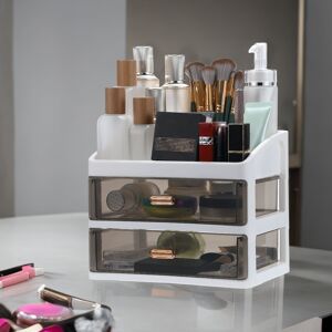Unique Makeup Organizer Countertop Skincare Organizers for Lotions Lipstick Brushes - 9.25 Clear Black, White 9.25 Unique Makeup Organizer Countertop Skincare Organizers for Lotions Lipstick Brushes - 9.25 Clear Black, White 9.25