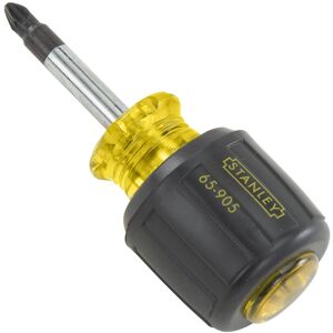 Stanley Hand Tools 2-Point Grip Phillips Tip Stubby Screwdriver Multi 1 inches high x 2 inches wide x 6 inches long Stanley Hand Tools 2-Point Grip Phillips Tip Stubby Screwdriver Multi 1 inches high x 2 inches wide x 6 inches long