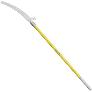 Tree Trimmer Pole Saw 12ft Branch Cutter with Handle and 15in Steel Blade Pruning Garden Tool by Kings County Tools Yellow 159.0 In. L X 3.0 In. W X 3.0 In. H Tree Trimmer Pole Saw 12ft Branch Cutter with Handle and 15in Steel Blade Pruning Garden Tool by Kings County Tools Yellow 159.0 In. L X 3.0 In. W X 3.0 In. H